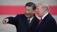 טראמפ ונשיא סין שי ג'ינפינג בימים יפים יותר 