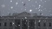  הבית הלבן בסופת שלגים