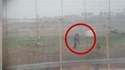 עדשה כוונת משקפת פגיעה פלסטיני ב גבול עזה צלף  צה"ל צבא