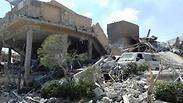 הרס במכון המחקר בדמשק