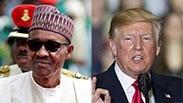 נשיא ניגריה מוחמדו בוחארי ודונלד טראמפ