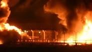מהומות עזה פלסטינים שריפות צינורות גז מעבר סחורות כרם שלום