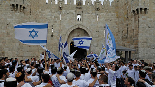 ריקוד דגלים שער שכם ירושלים