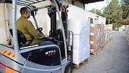 העברת חבילות סיוע הומניטארי לרצועת עזה דרך מעבר כרם שלום