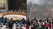 מועצת הביטחון של האו"ם או"ם הצעה כווית כוח בינלאומי מהומות גבול רצועת עזה