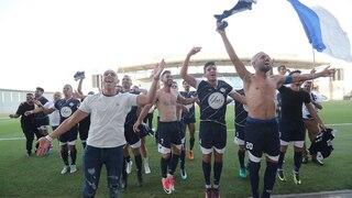 שחקני טבריה חוגגים