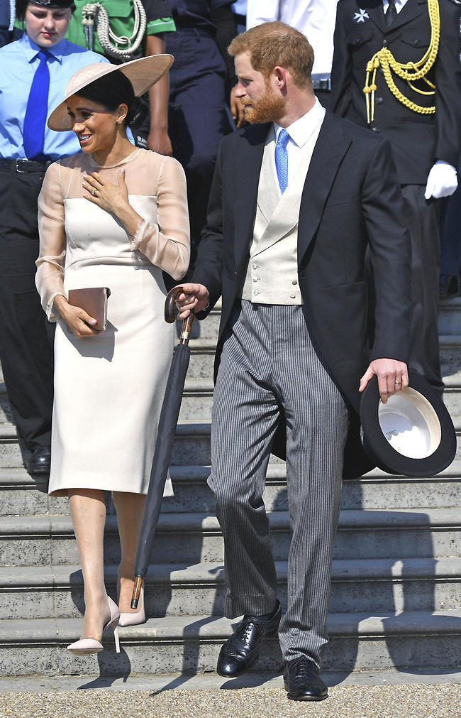 הזוג באירוע יום הולדתו של הנסיך צ'ארלס