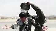 ירדן יורש העצר חוסיין בן עבדאללה דלי מים טיסת בכורה