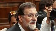 מריאנו ראחוי ראש הממשלה ה ספרדי ספרד הודח הדחה הצבעת אי אמון ב פרלמנט ב מדריד דיון פרשת שחיתות