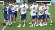 אימון נבחרת ארגנטינה