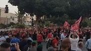 אוהדי הפועל תל אביב בצעדה המסורתית