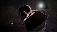 הדמיה של MU69 והגשושית ניו הוריזונס