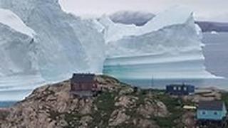 גרינלנד קרחון ענק חשש צונאמי