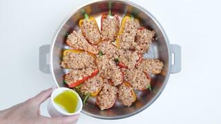 פלפלים ממולאים בפתיתים