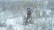 לפעמים זה יפה לראות גן סגור: גלגל ענק נטוש בשלג בפריפיאט