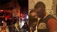 חשוד שריפה הצתה ירושלים מלונית הורים שני ילדים נפצעו קשה