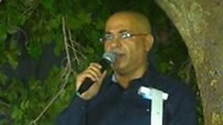 ד"ר סמי עווד הפגנה מחאה נגד חוק הלאום לאום דרוזים כיכר הבימה תל אביב