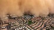 סופת אבק ענן פיניקס אריזונה ארה"ב