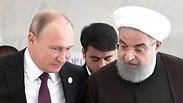 נשיא רוסיה ולדימיר פוטין נשיא איראן חסן רוחאני הים הכספי ועידה קזחסטן