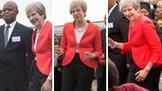 ראש ממשלת בריטניה תרזה מיי רוקדת דרום אפריקה מייבוט