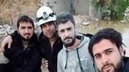 סוריה סאנא טוענים טענה טוענת פעילי ארגון הקסדות הלבנות מביימים צילומים ביום סט מתקפה כימית