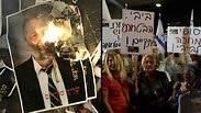 הפגנה מחאה ב דרום תל אביב גירוש אריתראים סודנים אריה דרעי תמונות שרופות
