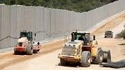 גבול לבנון בניית גדר גליל עליון ליד ראש הנקרה
