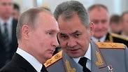 ולדימיר פוטין עם סרגיי שויגו שר ההגנה רוסיה