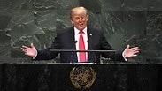 דונלד טראמפ נואם בעצרת האו"ם ה73