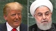 נשיא ארה"ב דונלד טראמפ ונשיא איראן רוחאני