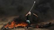 מהומות פלסטינים גדר עוטף עזה
