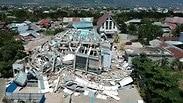 ההרס לאחר רעידת האדמה באינדונזיה
