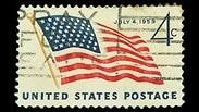 ארה"ב ארצות הברית בול בולים מעילה ב דואר
