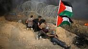  פלסטינים עימות עם כוחות