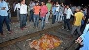 תאונת רכבת דריסת אזרחים הודו