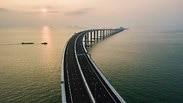 סין חנכה את ה גשר הימי הארוך בעולם הונג קונג מקאו זוהאי