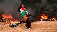 התפרעויות  פלסטינים גבול רצועת עזה