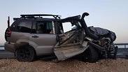 תאונת דרכים כביש 90 ליד ים המלח משפחה נהרגה