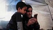 מחנה של הכוחות ה כורדיים ל עצורי דאעש כפר ב צפון סוריה