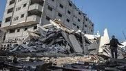 חורבן הרס עזה ירי חיל אוויר צה"ל צבא הסלמה דרום בניין אל-אקצה