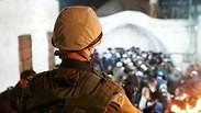 וחות צה"ל, לוחמי מג"ב ומשטרת ישראל אבטחו אלפי מתפללים בקבר יוסף