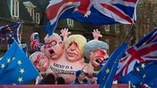 הפגנה מתנגדי הברקזיט בבריטניה