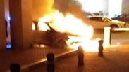 שריפת רכב ליד ביתו של קצין שב"ס באלעד