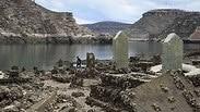 בצורת בסכר בטורקיה חשפה כפר עתיק מחוז דיארבקיר