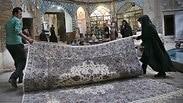 ייצור שטיחים פרסיים ב איראן תעשייה בסכנה בגלל הסנקציות 