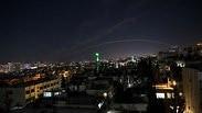 יירוט טיל נ"מ מעל דמשק בסוריה אמש