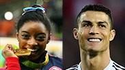 כריסטיאנו רונאלדו וסימון ביילס