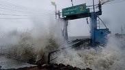 הסופה הטרופית פאבוק בסוראט תאני, תאילנד