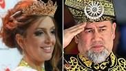 אוקסנה וודינה מלכת היופי לשעבר ב רוסיה התחתנה עם מלך מלזיה מוחמד החמישי