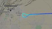 מטוס נוסעים של חברת התעופה MAHAN AIR מטהרן לדמשק מבצע פניית פרסה וחוזר לאיראן